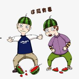 吃瓜群众图片卡通可爱,卡通吃瓜群众萌态百出